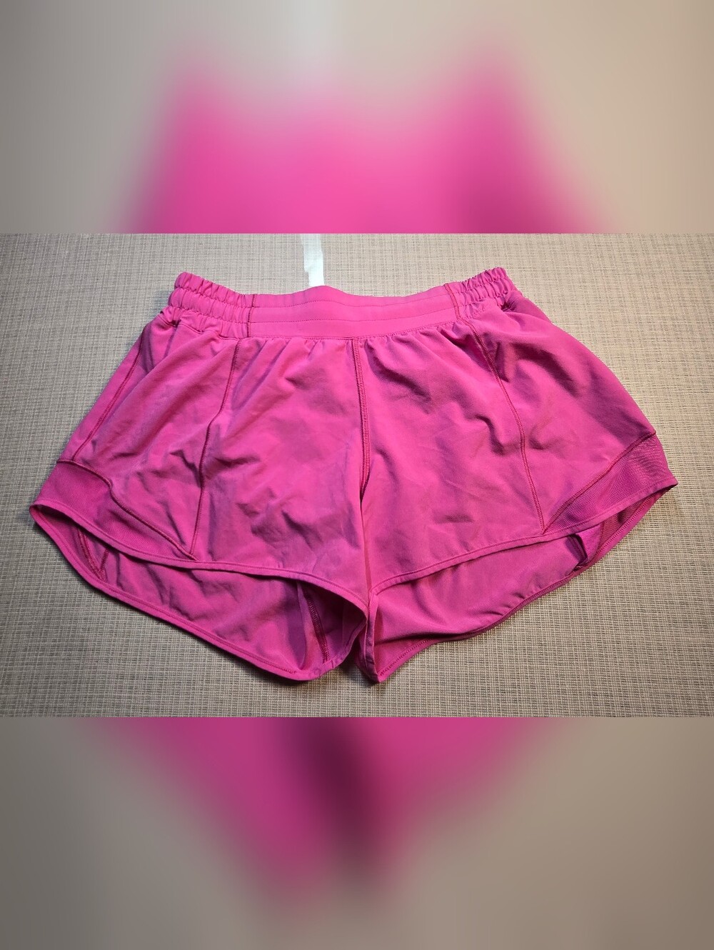 lululemon athletica Vibrant Pink Running Shorts
